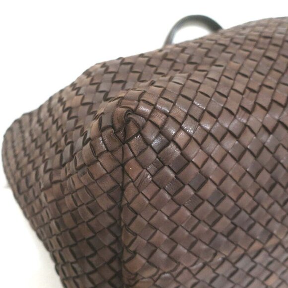 Bottega Veneta Cabat Medium Tote Dark Brown Intrecciato Leather - Picture 8 of 12